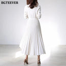 Women's Overlap Sweater Dress - blackbeads