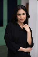 Women's Vintage Blouse Dress - blackbeads