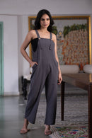 Women’s Comfy Jumpsuit with adjustable straps - Blackbeads