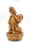 8" THINKING BUDDHA SITTING FINE CARVING SPECIAL