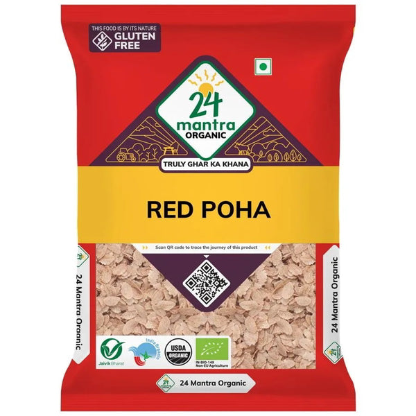 24 Mantra Organic Red Poha