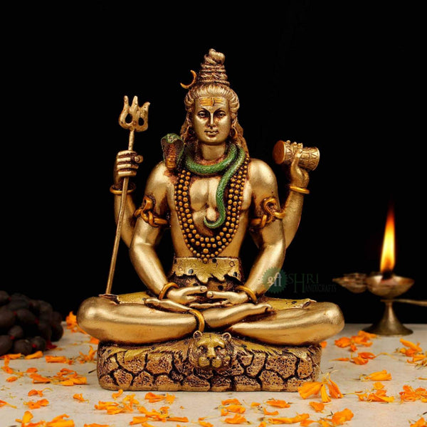 Meditation Lord Shiva Idol By Trendia Decor