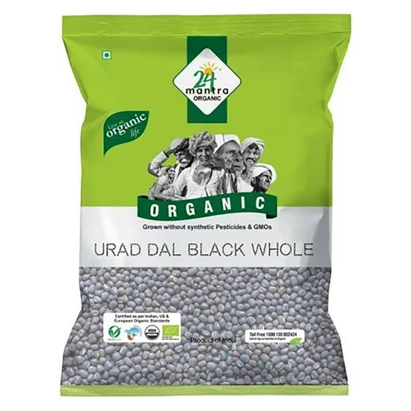 24 Mantra Organic Urad Black Dal Whole