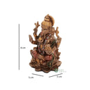 3" GANESH COPPER PAINTING