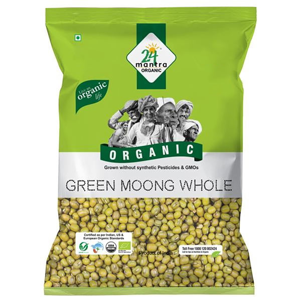 24 Mantra Organic Green Moong Whole
