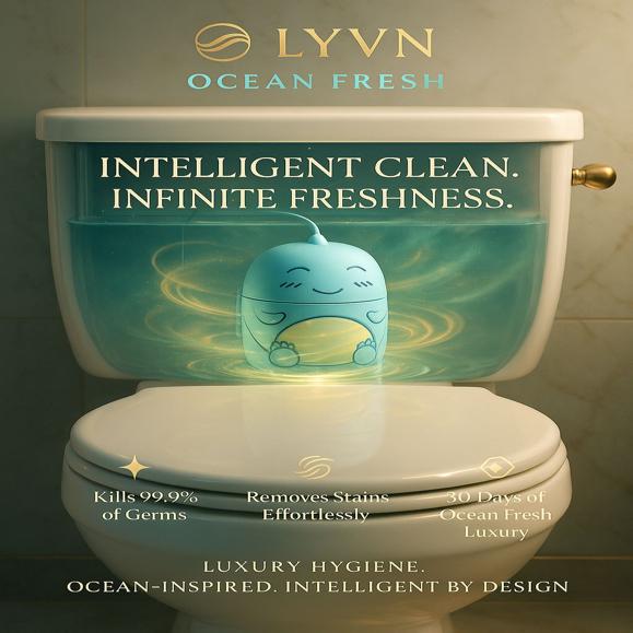 Toilet Bowl Cleaning Bottle With Ocean/Lemon/Peach Scent (Ocean)