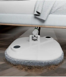 Washing Wet Dry microfiber round mop with bucket