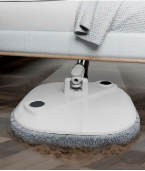 Washing Wet Dry microfiber round mop with bucket