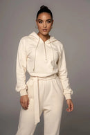 Women’s cotton full romper with belt - Black beads