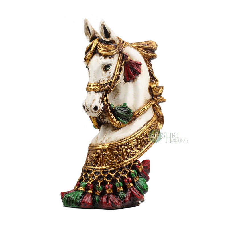 15" HORSE BUST PAINTING