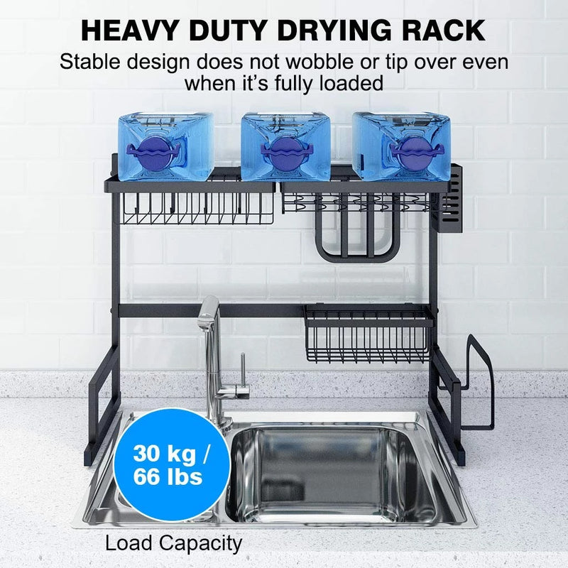 Stainless Steel Over The Sink Dish Drying Rack - TrendiaStore